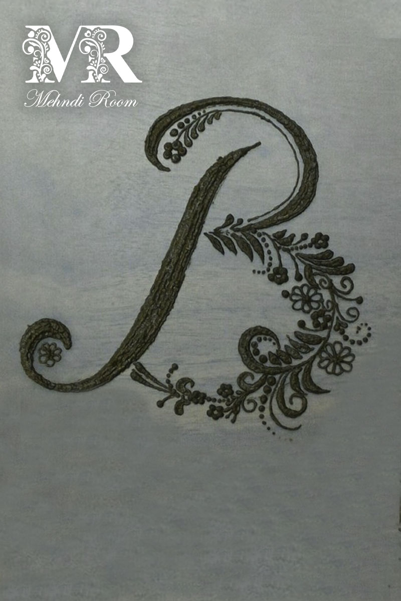 b-name-mehndi-design