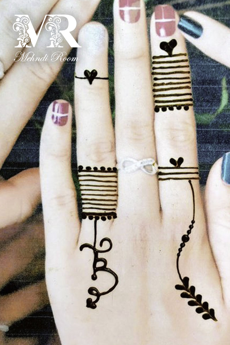 b-name-mehndi-design