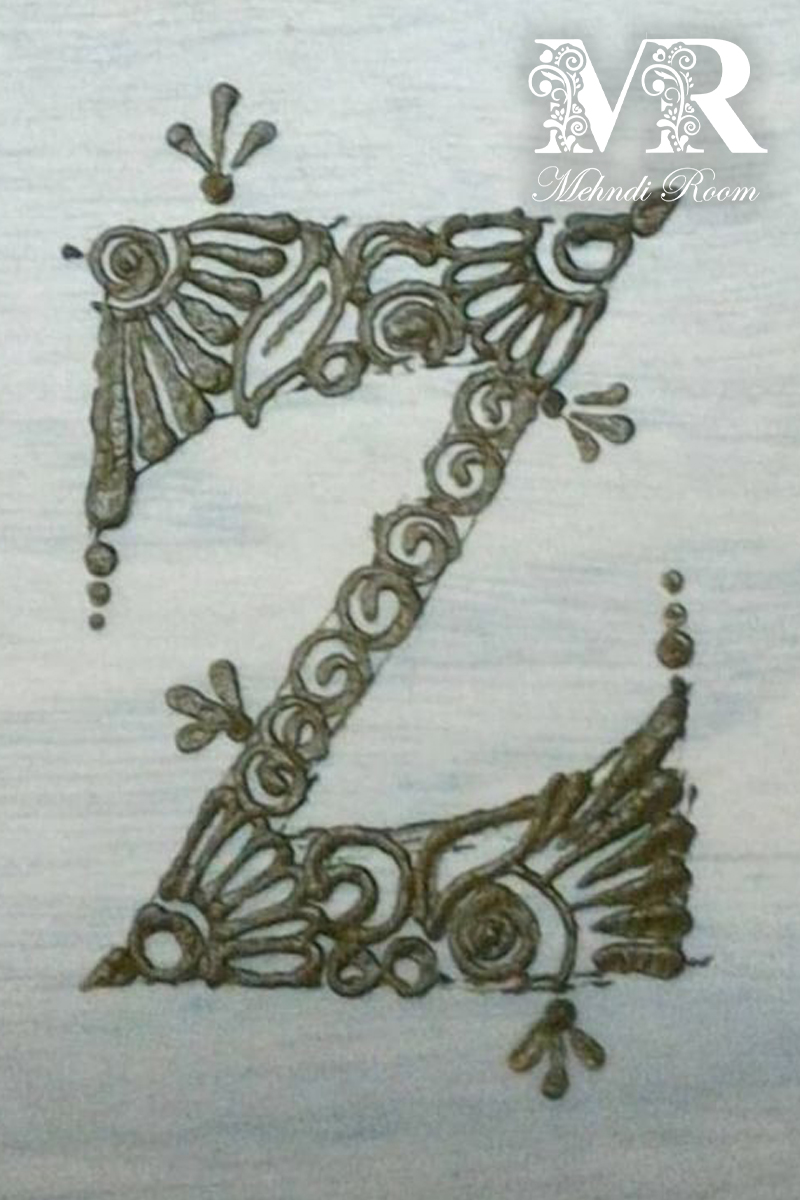 z-name-mehndi-design