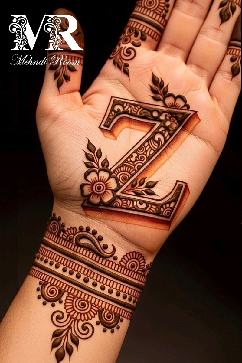 z-name-mehndi-design